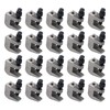 NIDAYE Top Beam Clamps, UNC 3/8" Iron Safety Rod Clamp,