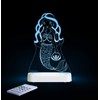 Aloka SleepyLights, Nightlight, Remote Control Included, Mermaid