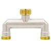 VARIOSAN 2-Way Water Distributor 16607, 1 Inch, Brass, 2 Ball