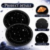 50 Pcs Stars Galaxy Space Birthday Party Oval Paper Plates