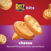RITZ Bits Cheese Sandwich Crackers, Bulk Lunch Snacks, 40 Snack