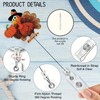 Pumpkin & Alligator Thanksgiving Badge Clip Reels - Retractable Cute