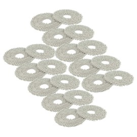 vhbw 20x Wischtuch kompatibel mit Dreame X40 Ultra Complete, Ultra Wischroboter, Putzroboter - Mopptuch, Wischmopp-Pad - Mikrofaser-Pad