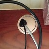 2Pcs 80mm Desk Cable Grommets, Computer Desk Metal Cable Hole,
