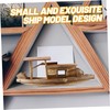 CIYODO Boat Model Decor Stylish Office Boat Decoration for Home