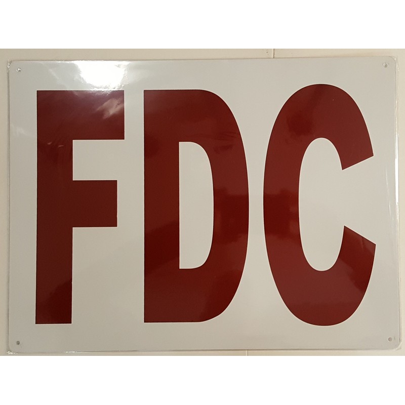 FDC Sign (Aluminium 12X16)