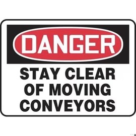 OSHA DANGER SAFETY SIGN STAY CLEAR, Mfr: MEQD001XL-A