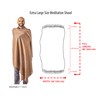Om Shanti Crafts Meditation or Prayer Shawl or Plain Blanket,