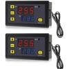 Pack of 2 W3230 20A DC 12V Digital Temperature Controller,