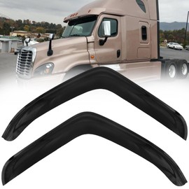 Window Air Guard Deflectors Compatible with 2007-2017 Freightliner Cascadia