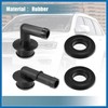 A ABSOPRO 1 Set PCV CCV Vent Valve Elbow with