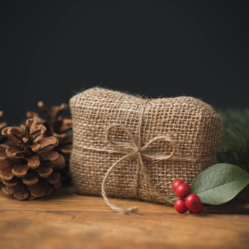 D.RECT 100m Natural Brown Jute Rope, Gift Decorative Wrap Twine