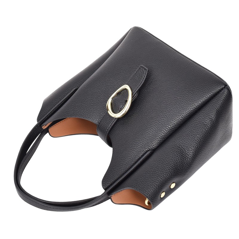 Womens Real Leather Handbag Top Handle Small Shoulder Bag Jasmine