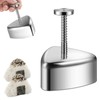 MIZOXY Onigiri Mold - Stainless Steel Rice Ball Maker -