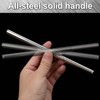 BEIQIYA 2pcs Stainless Steel Blade with Sheath, Portable Pocket Fruit