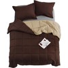 3 Pieces All Season Down Alternative Reversible Quilted Comforter Set