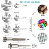 Mini Rotary Tool Accessories Kit 121pcs HSS Drill Bit Diamond