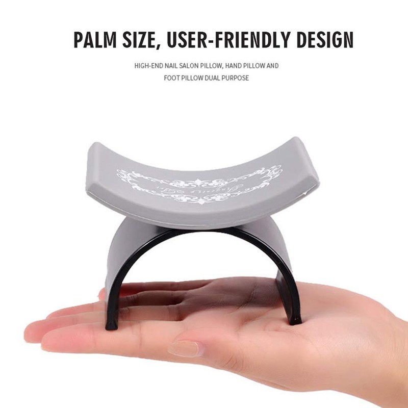 NINEFOX Hand Pillow Rest Holder Portable Equipment Manicurist U-Shaped Pad