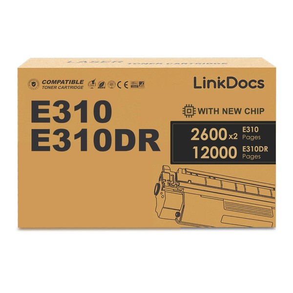 LinkDocs 3 Packs (2 Toner + 1 Drum) Compatible Toner