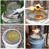 Stainless Steel Honey Filter Double mesh Beekeeping Equipment Tool, Double
