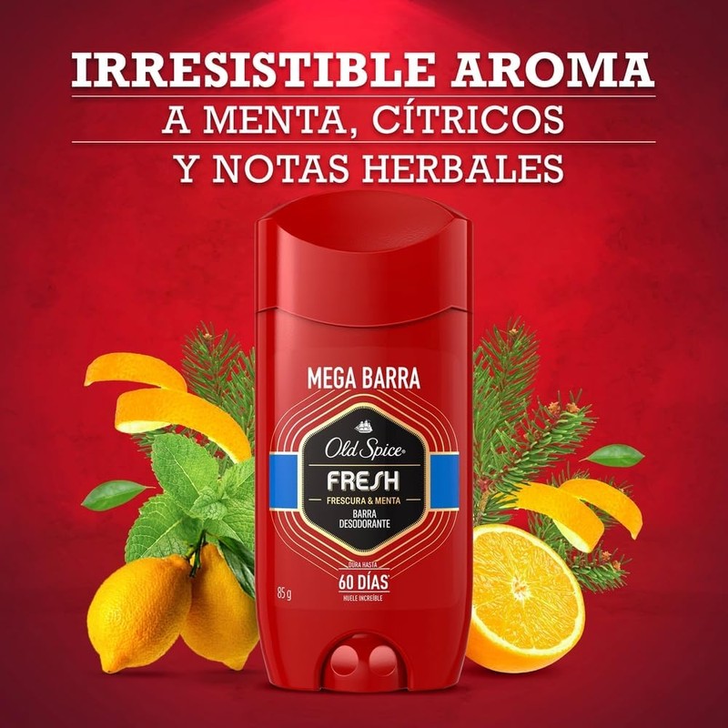 Desodorante en barra Old Spice Fresh 85 g – Aroma