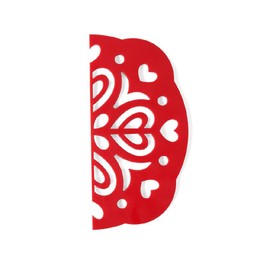 Talisman Designs Pie Top Cutter | Pie Crust Cutter | Pie Decorating Tools | Pie Pastry Baking Accessories | Stencil Crust Cutout | 10-Inch | Hearts Design | Red