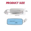goodfitment - Sliver Rectangle Shape Motorcycle Mirrors,Upgrade Rearview Motorcycle Mirrors