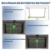 Kitchen Sink Grid 26" x 14", LOCVCDA Sink Protectors for