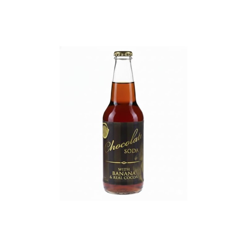 Rocket Fizz Chocolate Banana Soda Flavor | Cane Sugar |