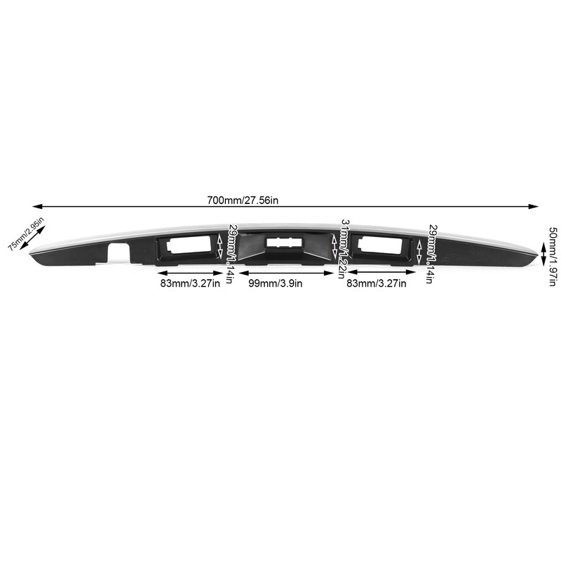 Tailgate Handle NO I‑KEY 90812JD20H Replacement for QASHQAI J10 JJ10