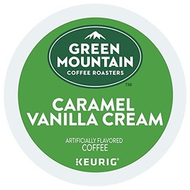 Green Mountain Coffee Roasters Caramel Vanilla Cream Coffee Keurig K-Cup Pods, 18 Count