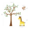 DECOWALL Forest Animals and Trees Wall Sticker Decor Kindergarten Nursery