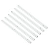 sourcing map Drawer Slides, 6Pcs 300mm - Plastic Drawer Rails,