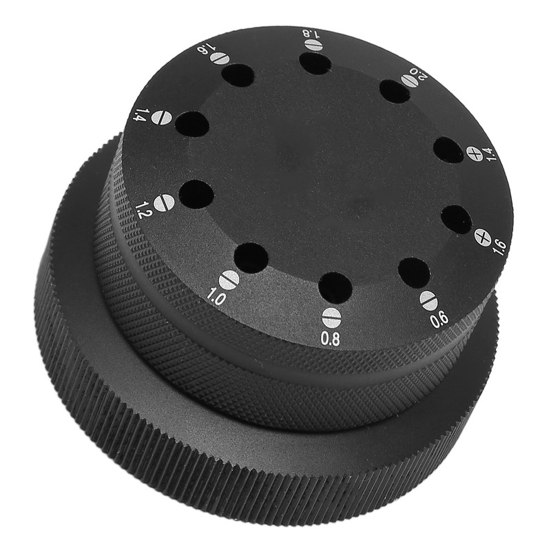 Screwdriver Base Professional Multifunctional Display Watch Screwdriver Rotating Base Black