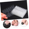 Baluue Glue Toe Nail Stickers Sheets of Tabs Strong Viscosity