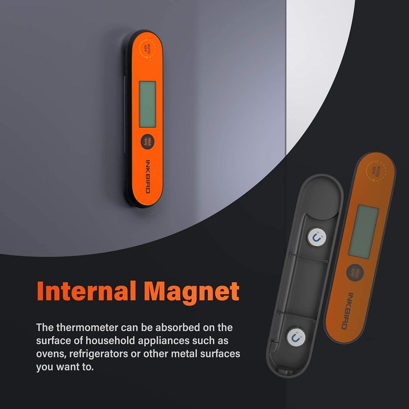 Inkbird Digital Meat Thermometer IHT-1P, Waterproof Instant Read Food Probe