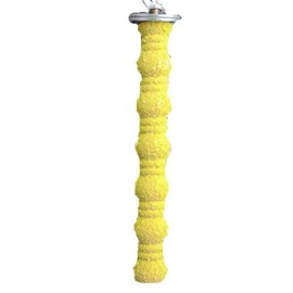 Hypeety Wood Perch Stand Paw Grinding Stick Toy Colorful Pet Bird Cage Stand Platform for Bird Parrot Budgies Parakeet Cockatiels Cage Accessories (Random Color)