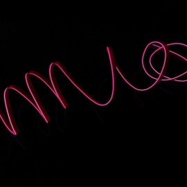 Unbranded Pink Dashboard Interior Light Led Atmosphere 2M Wire Strip Cold 12V For Dodge