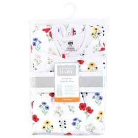 Hudson Baby Infant Girl Convertible Swaddle Sleep Sack, Wildflower, 3-9 Months