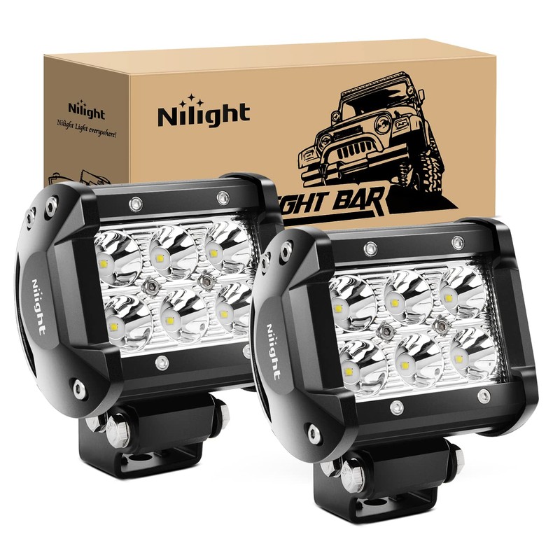 Nilight - Luces LED Spot Driving, Jeep SUV, 2 piezas