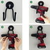 Pmsanzay 2 Pack Power Drill Tool Organizer Holder,Magnetic Tool Holders,Garage