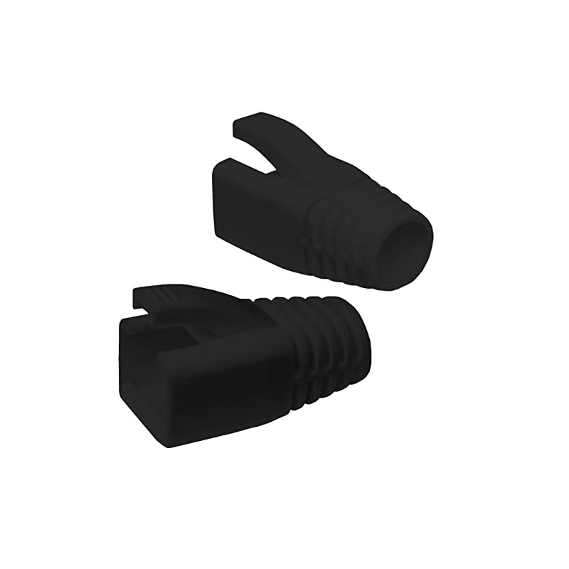 Lumonic 20 x Network Connectors RJ45 Connector Black I with
