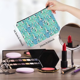 Seagull Gift Nemo Movie Gift Seagull Mom Makeup Bag Seagull Lover Gift Mother’s Day Gift Cosmetic Bag (Seagull Mom Bag EU)