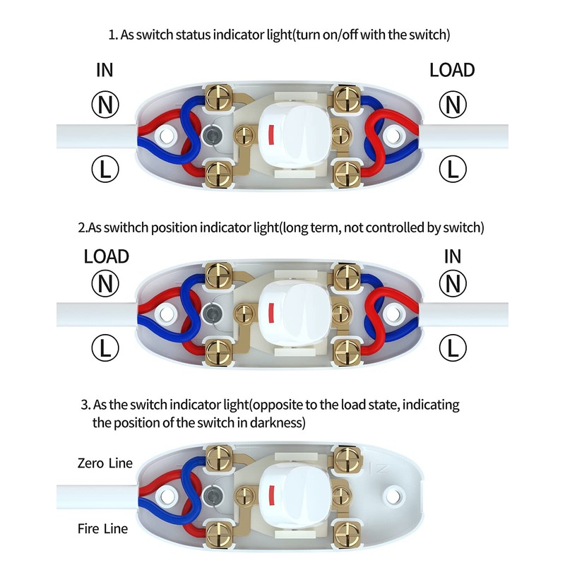 2 Pack Appliance Switch On/Off Button Table Lamp Desk Light