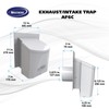 Ventilation Maximum AF6-C 6 Inch Outdoor Wall Dryer Vent Cover