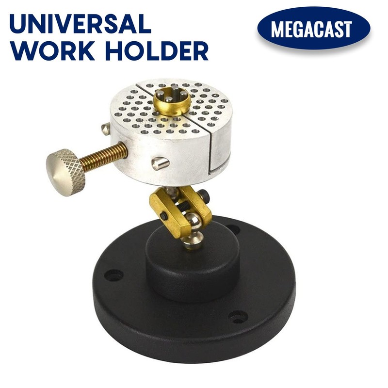 Megacast Hand Free Universal Work Holder, Peg Clamp Base Vise