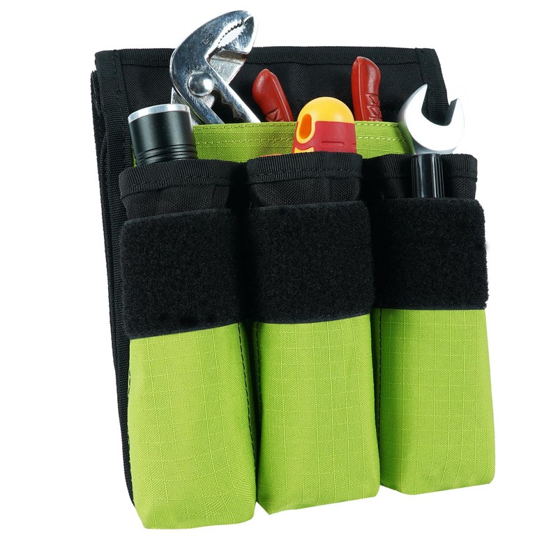 MELOTOUGH 7-Pocket Firefighter Tool Pouch with Carry Handle and Flap,