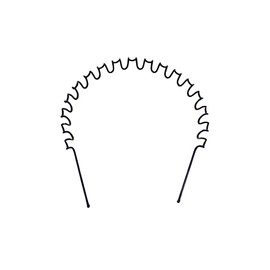 Zig Zag Metal Hair Band, Unisex Non-Slip Headband, Durable Wavy Hair Accessory, Fashion & Sports Headwear, Secure Fit Hair Hoop, Comfortable Hairband for Men & Women, Electro-Galvanized, Long-Lasting, Ideal for Curly, Straight, Wavy Hair, Pack of 2