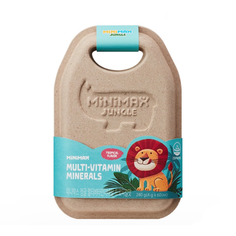 Mini Max Jungle Multivitamin Mineral 60 Gummies (Strawberry Flavor) /