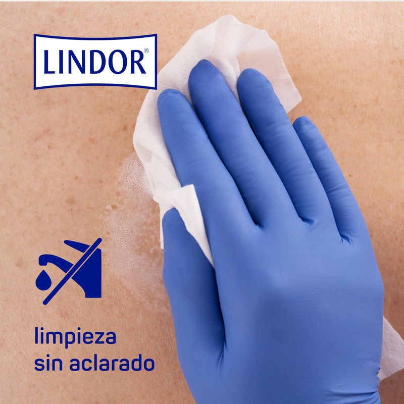 Lindor Skin Disposable Intimate Wipes Moisturized with Cleansing Lotion PEG